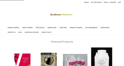 Desktop Screenshot of ecogreenwarehouse.com